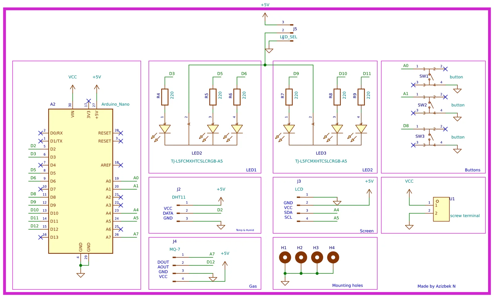 Full schematic of the CAMP v2 board